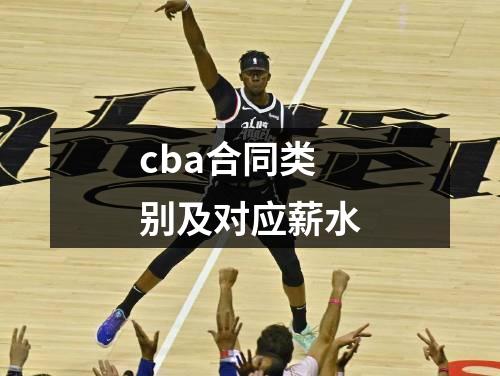 cba合同类别及对应薪水