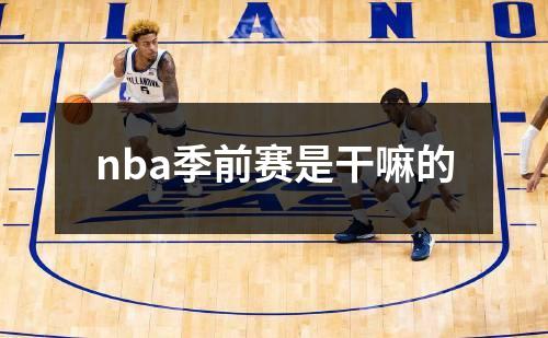 nba季前赛是干嘛的