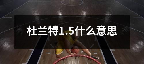 杜兰特1.5什么意思