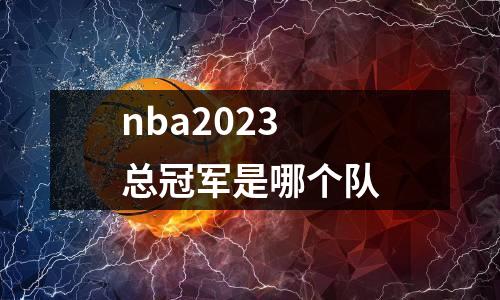 nba2023总冠军是哪个队