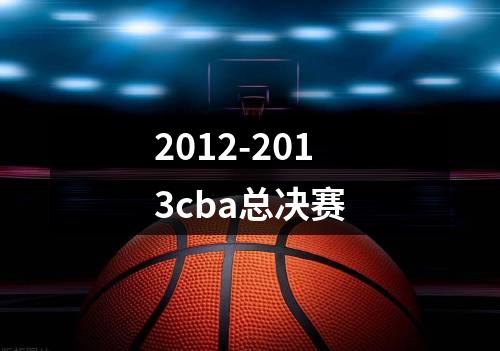 2012-2013cba总决赛