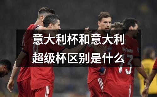 意大利杯和意大利超级杯区别是什么