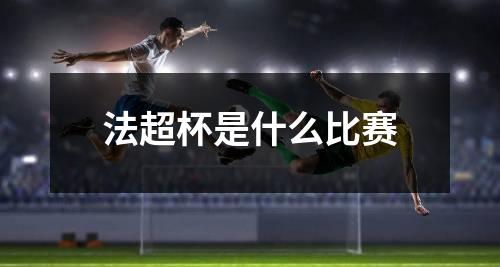 法超杯是什么比赛