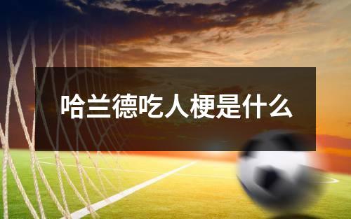 哈兰德吃人梗是什么