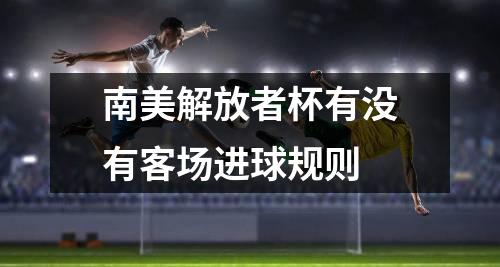 南美解放者杯有没有客场进球规则