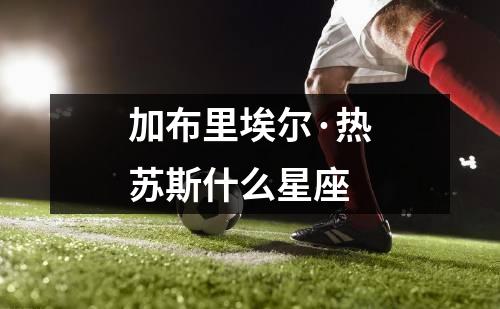 加布里埃尔·热苏斯什么星座