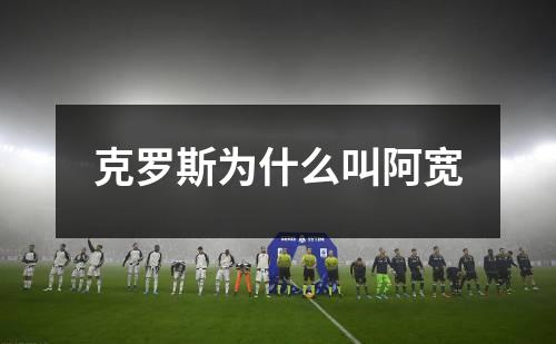 克罗斯为什么叫阿宽