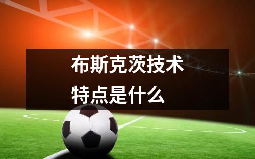 布斯克茨技术特点是什么