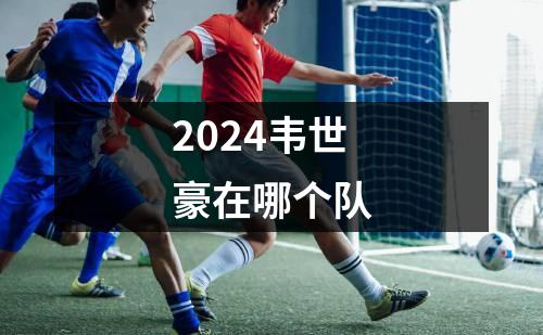 2024韦世豪在哪个队