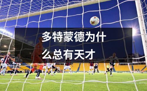 多特蒙德为什么总有天才