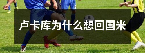 卢卡库为什么想回国米