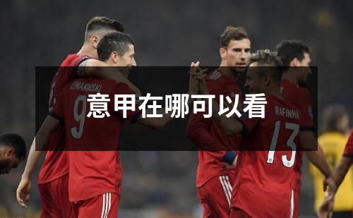 意甲在哪可以看