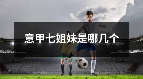 意甲七姐妹是哪几个
