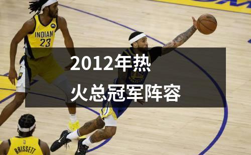 2012年热火总冠军阵容