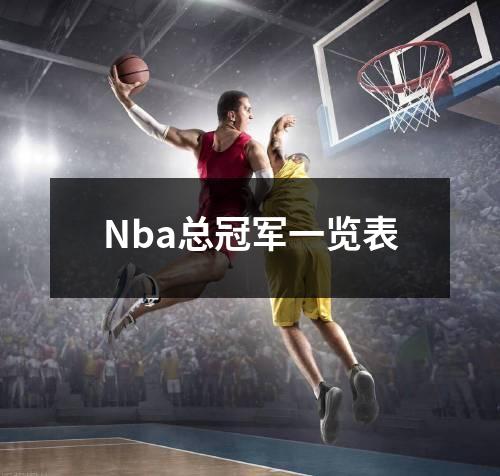 Nba总冠军一览表