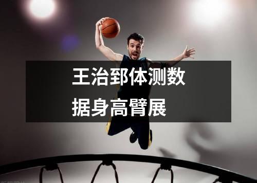 王治郅体测数据身高臂展