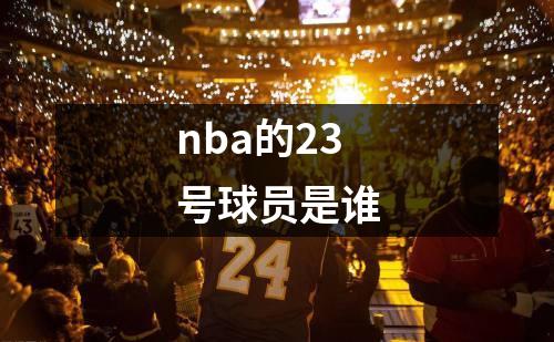 nba的23号球员是谁