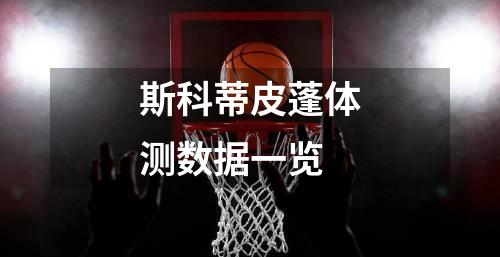 斯科蒂皮蓬体测数据一览