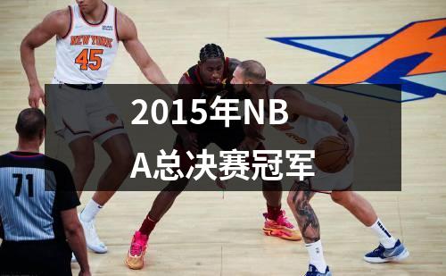 2015年NBA总决赛冠军
