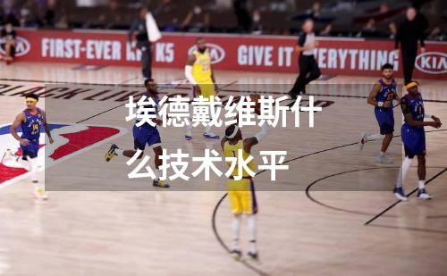 埃德戴维斯什么技术水平