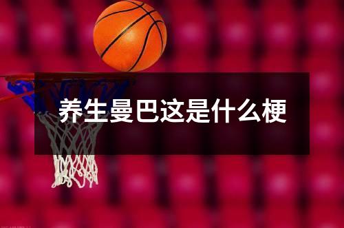 养生曼巴这是什么梗